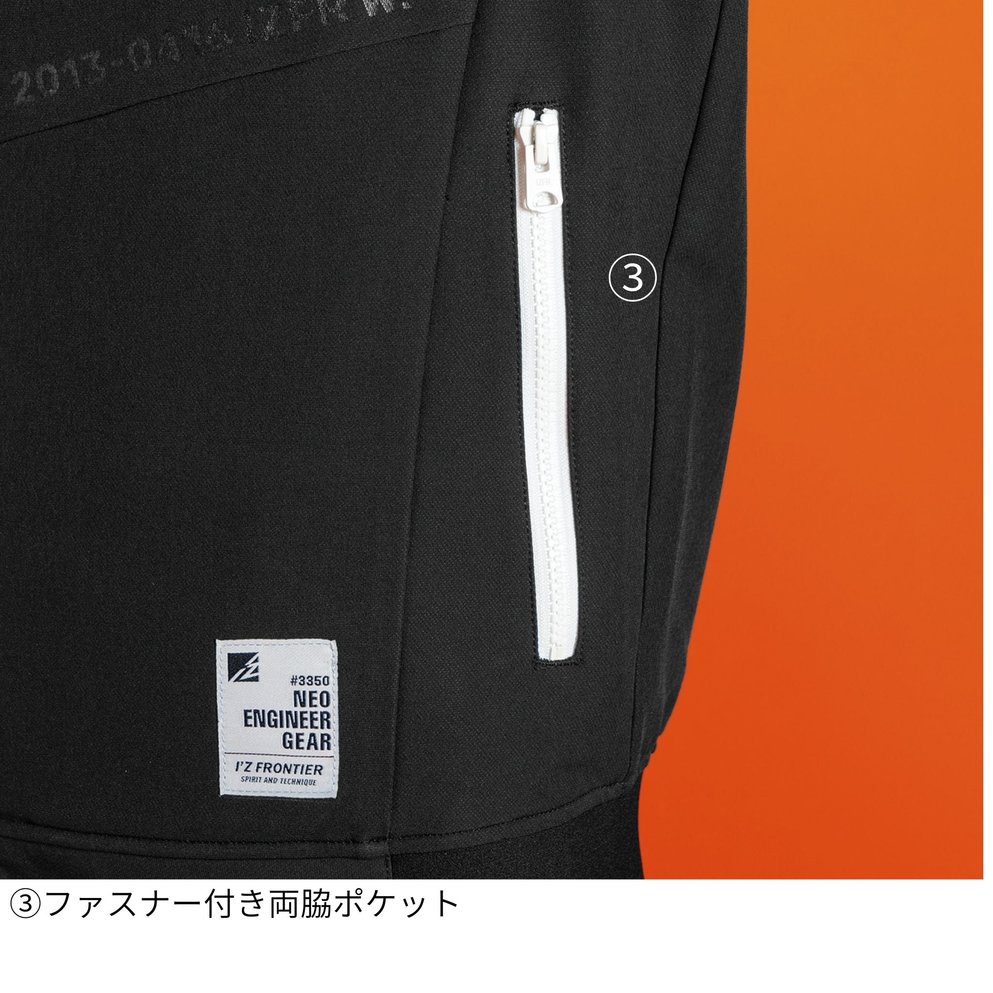 レトロフューチャーA.D.ストレッチワークジャケット[通年]#3350