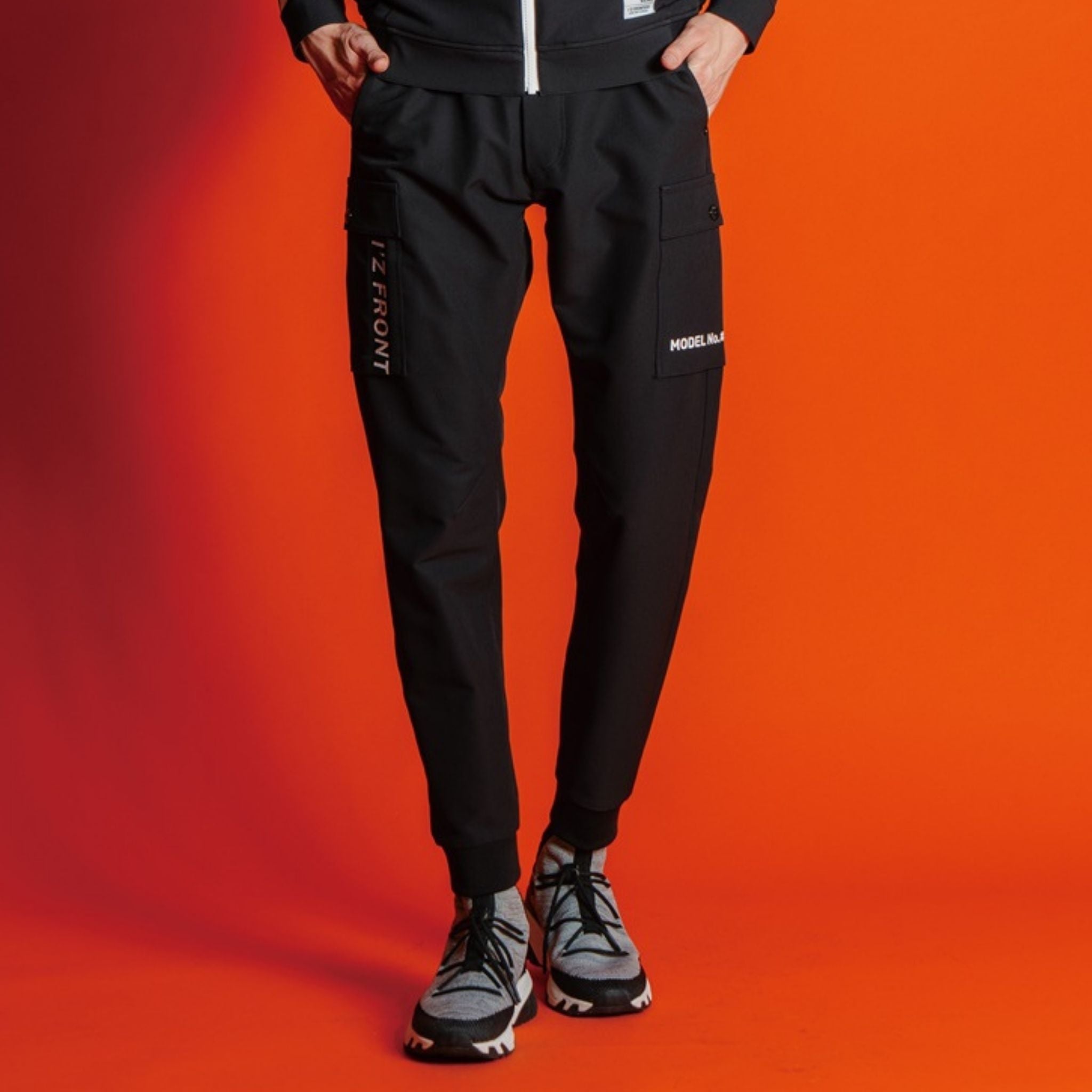 レトロフューチャーA.D.ストレッチジョガーパンツ[通年]#3353