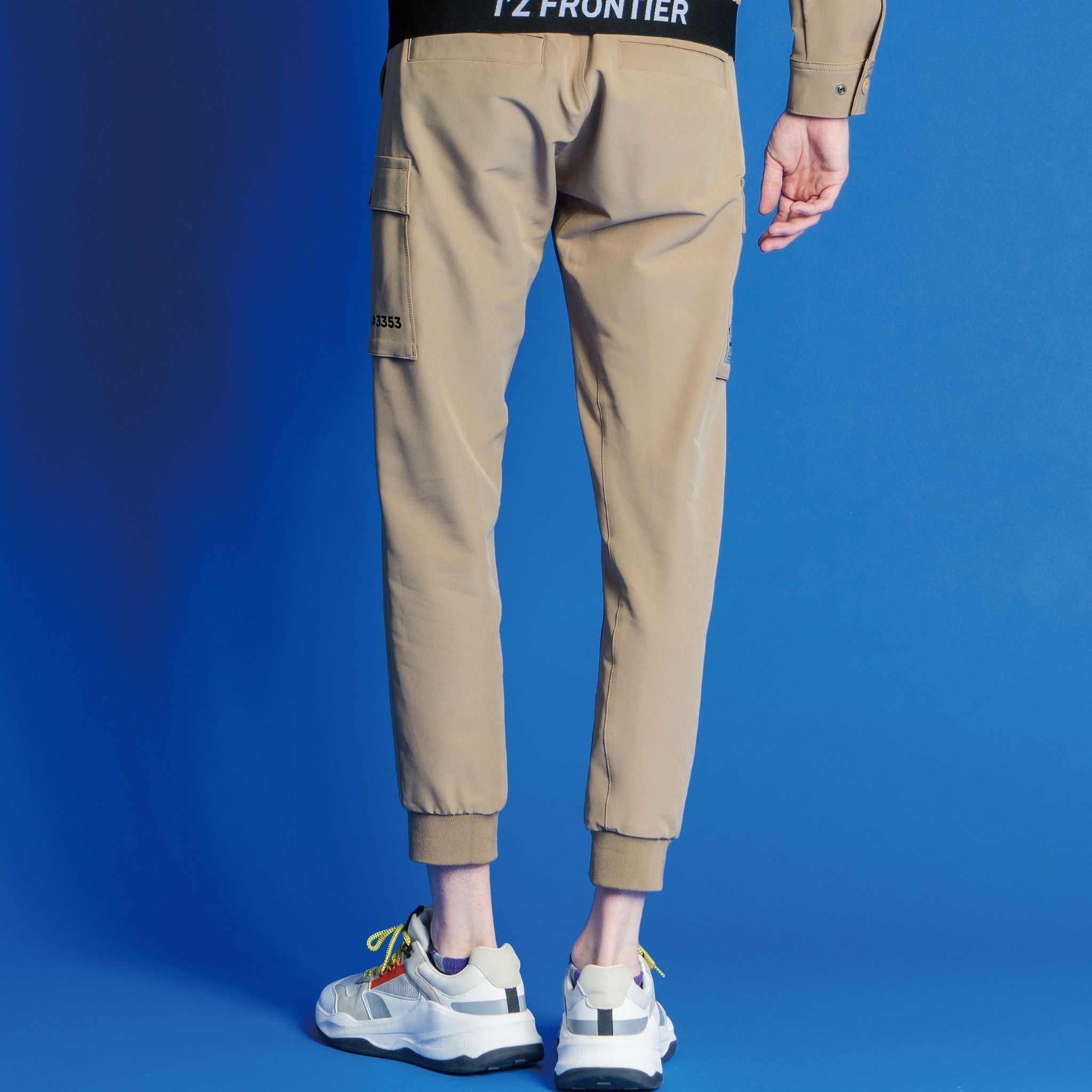 レトロフューチャーA.D.ストレッチジョガーパンツ[通年]#3353