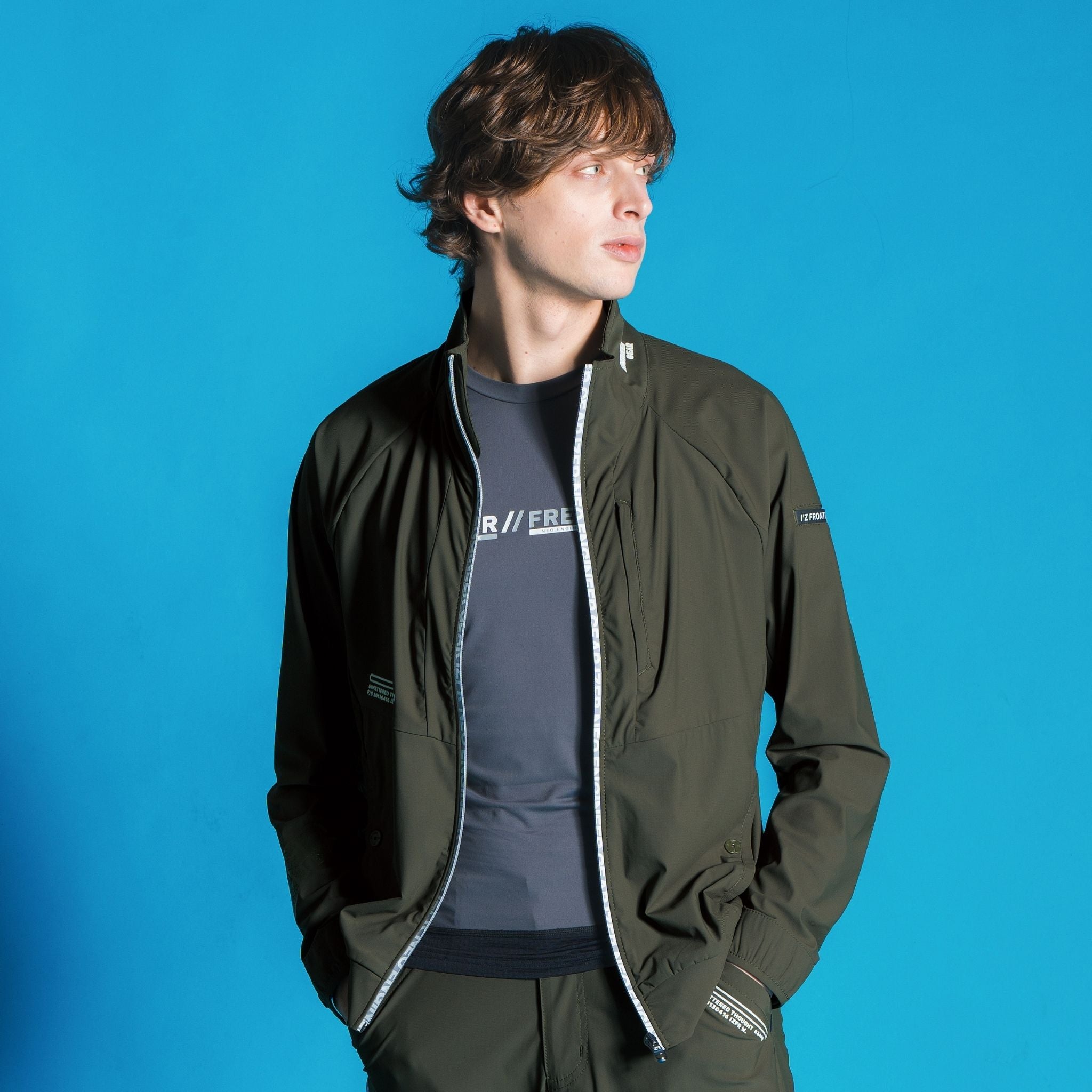 超接触冷感ナイロンストレッチワークジャケット[春夏]#3418