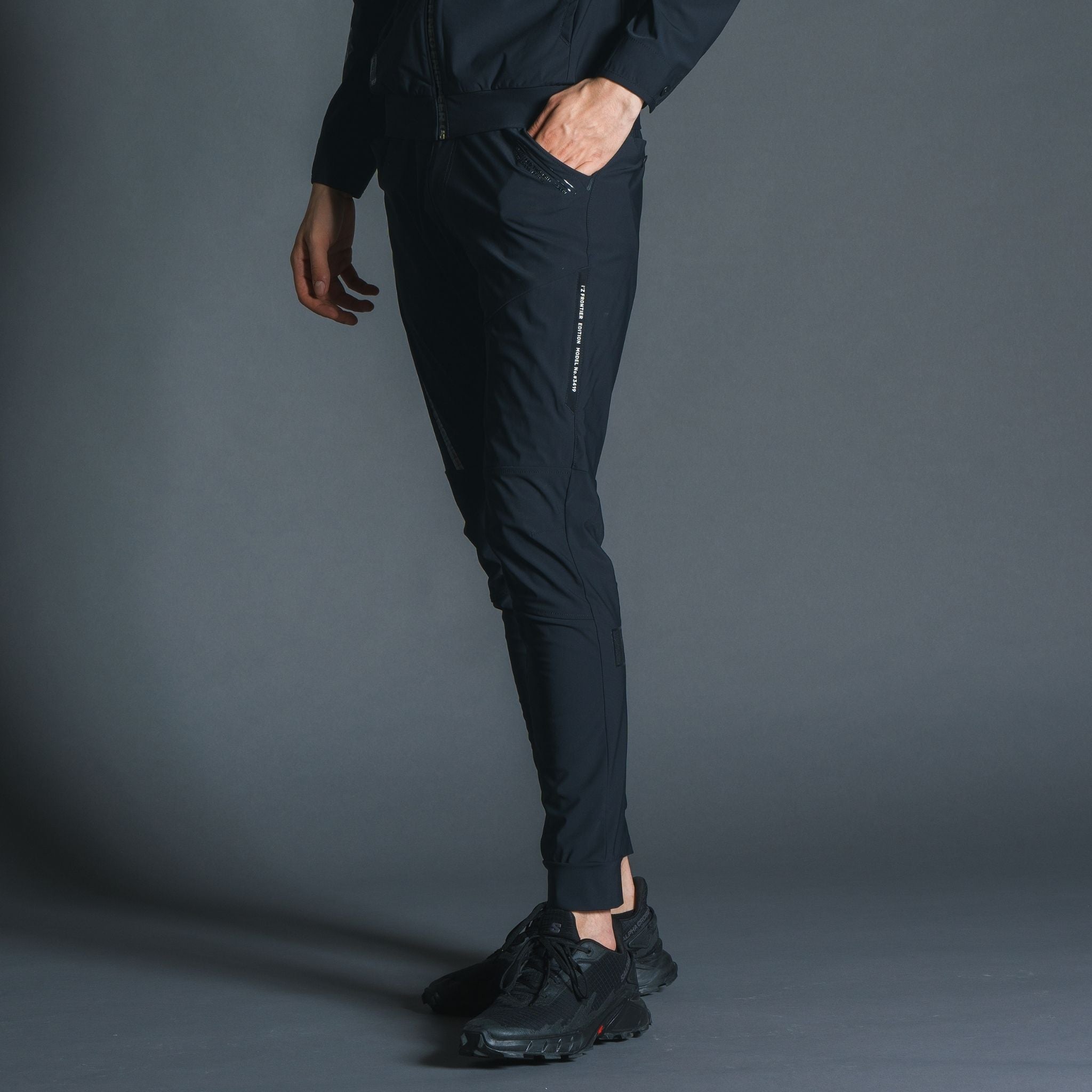 超接触冷感ナイロンストレッチジョガーパンツ[春夏]#3419