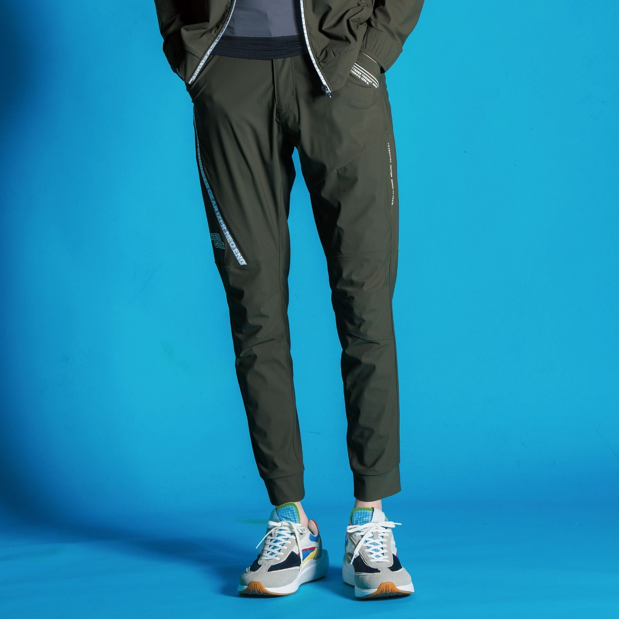 超接触冷感ナイロンストレッチジョガーパンツ[春夏]#3419