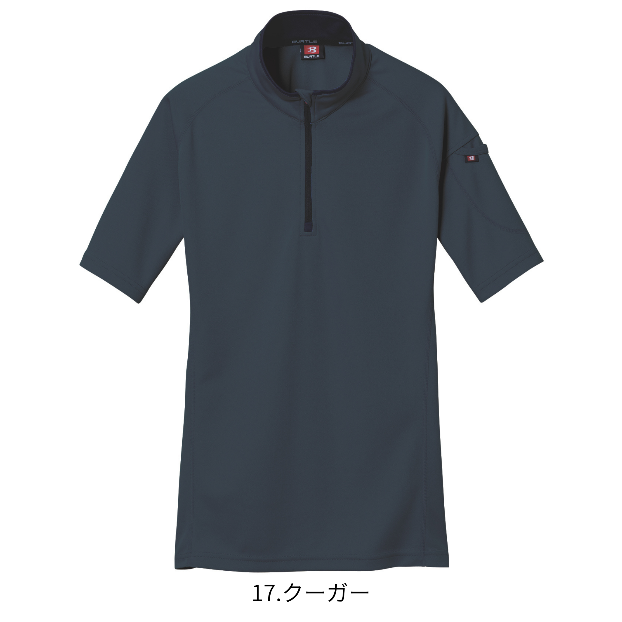 半袖ジップシャツ[春夏]415