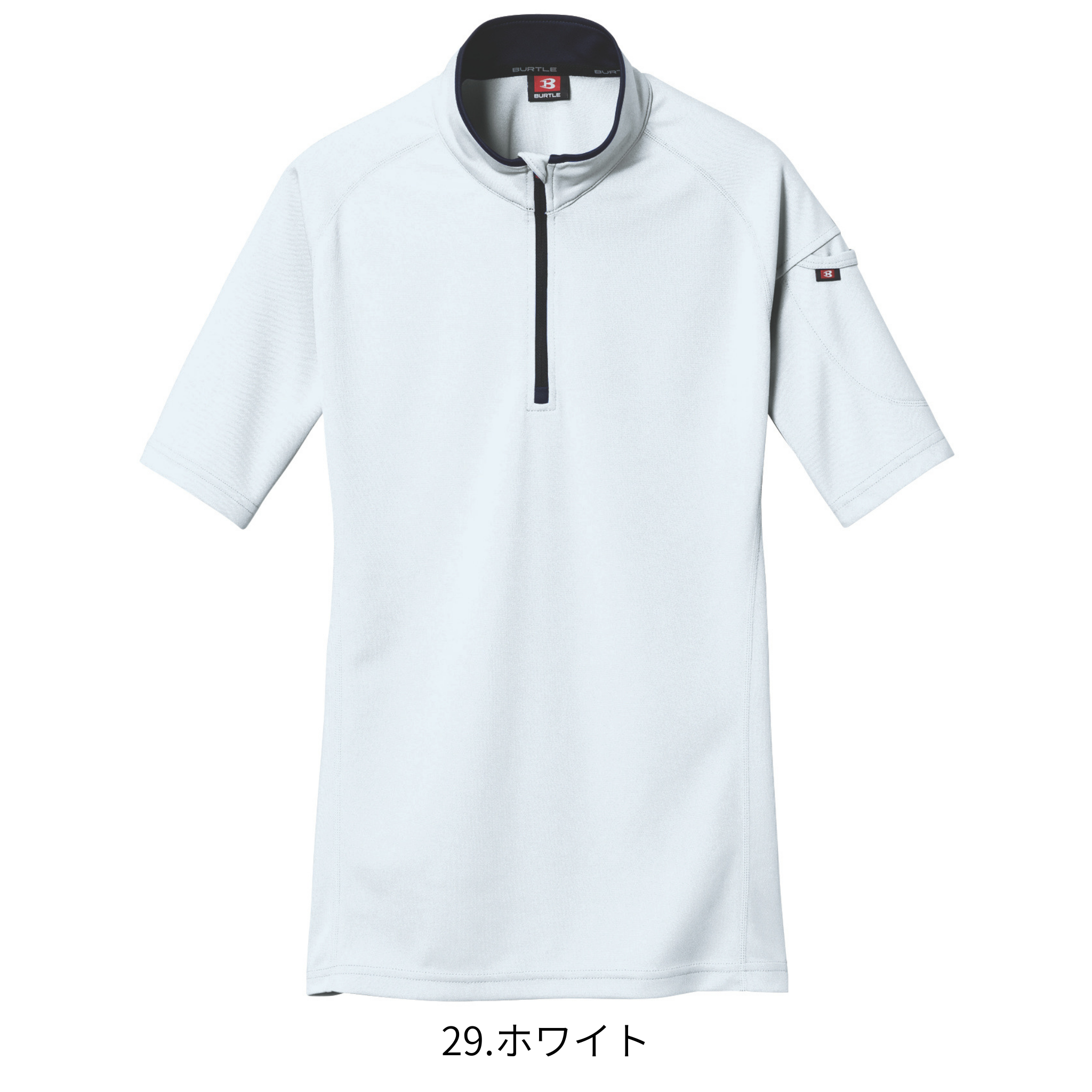 半袖ジップシャツ[春夏]415