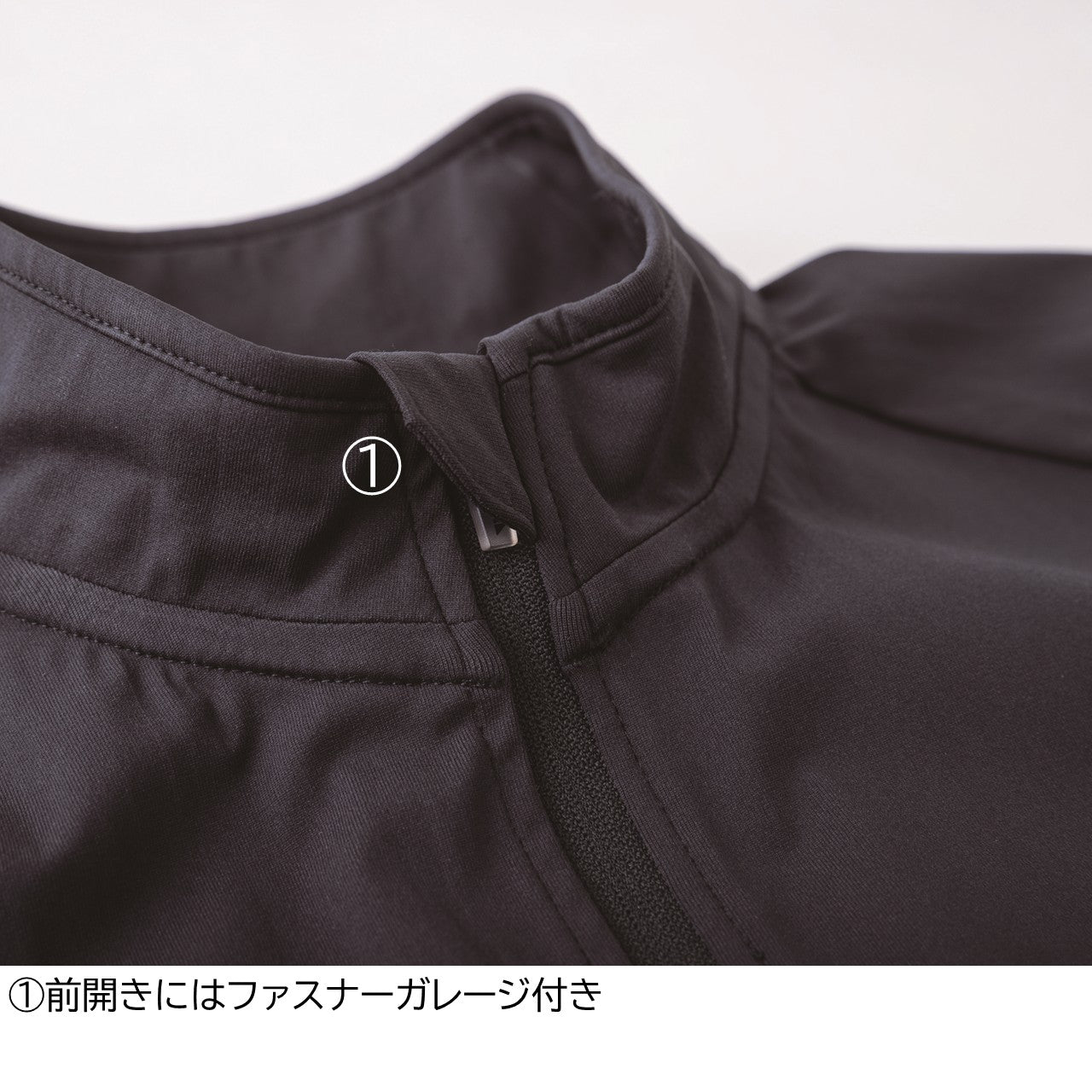 半袖ジップアップシャツ[春夏]5952-624