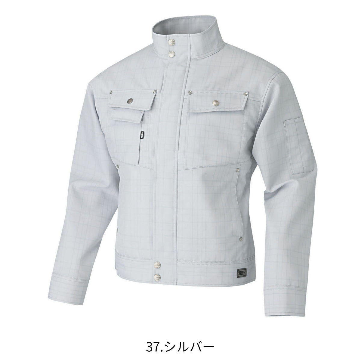 チェック柄長袖ブルゾン [7560-124] 通年 寅壱