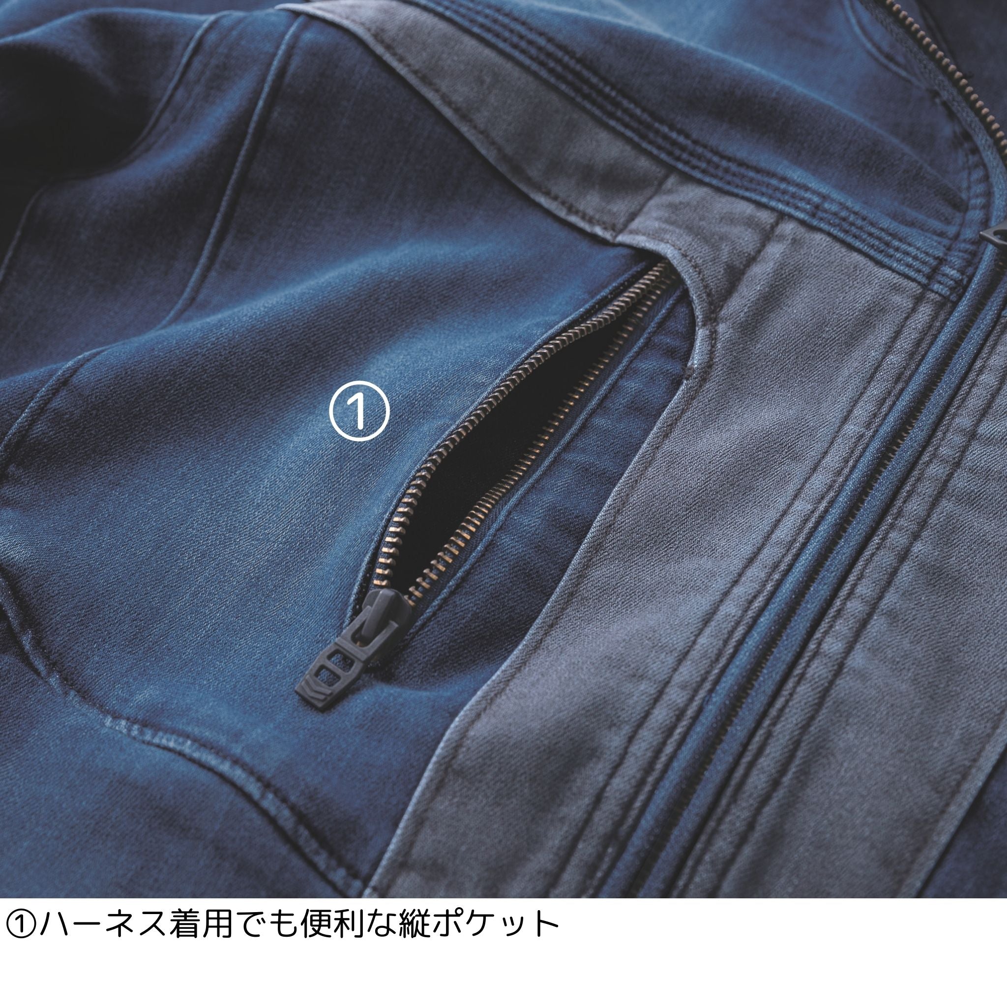 デニムワークジャケット [8992-124] 秋冬 寅壱