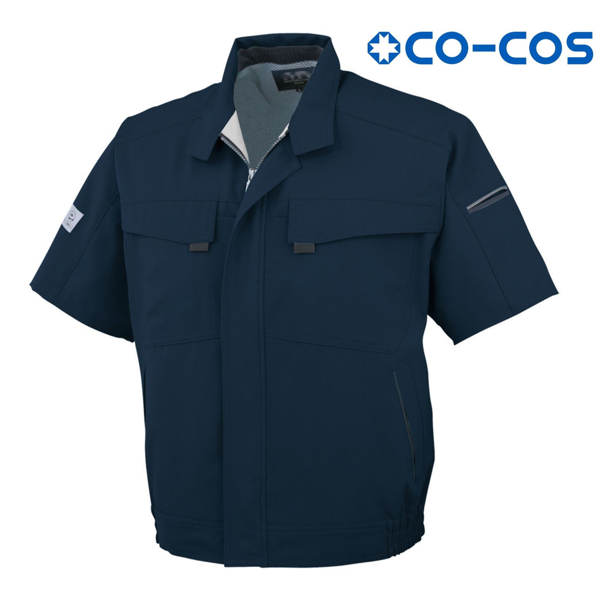 エコ・製品制電半袖ブルゾン [A-3360] 春夏 コーコス信岡