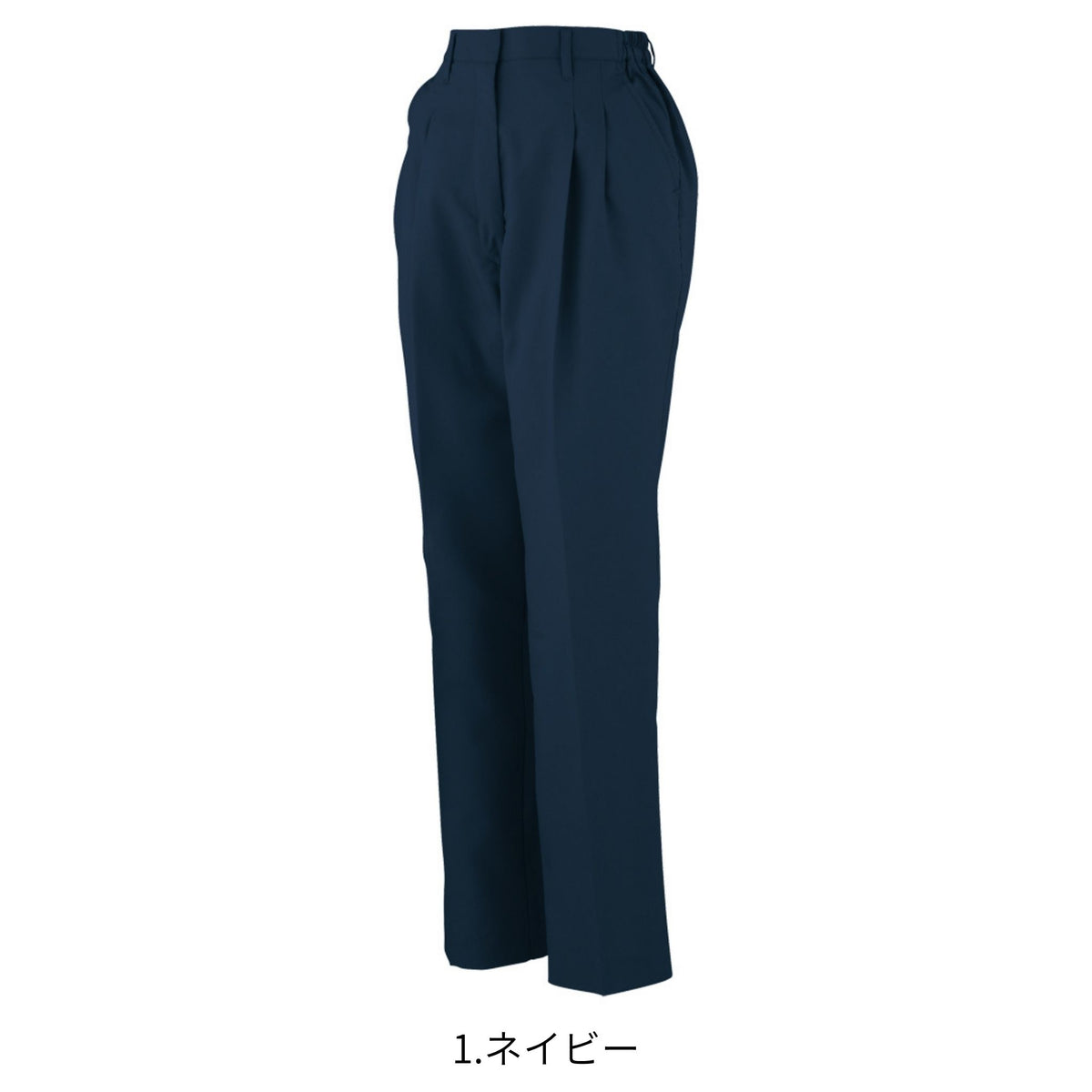 エコ・製品制電レディースツータックスラックス(脇ゴム) [A-3364] 春夏 コーコス信岡
