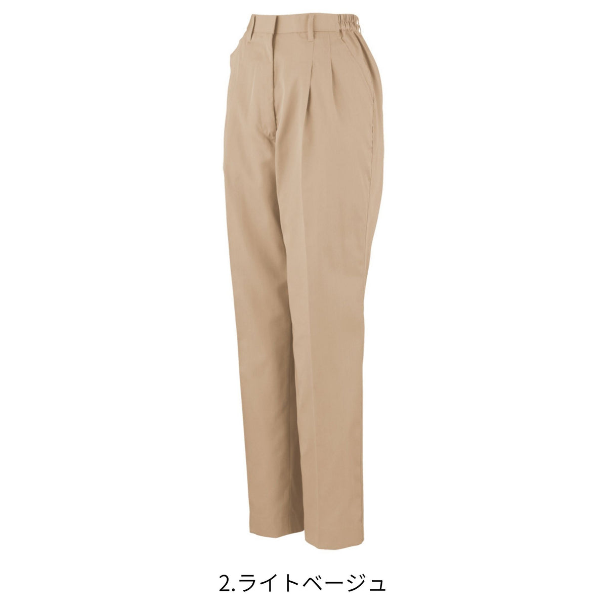 エコ５IVEスターレディースツータックスラックス(脇ゴム) [A-4454] 春夏 コーコス信岡