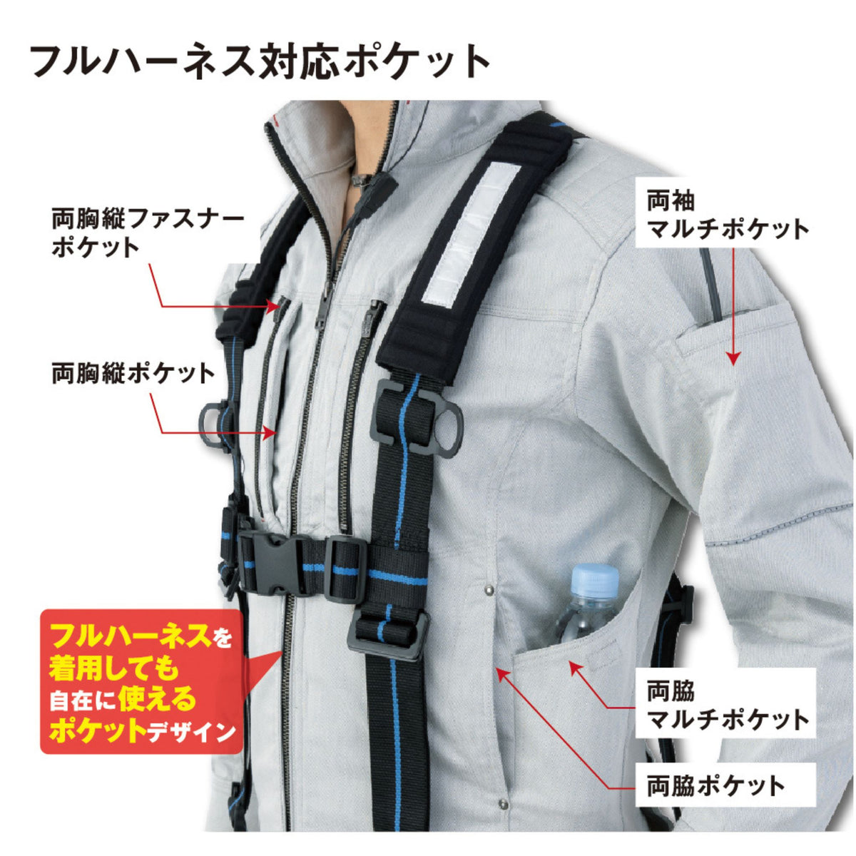 ストレッチ半袖ジャケット [A-6070] 春夏 コーコス信岡