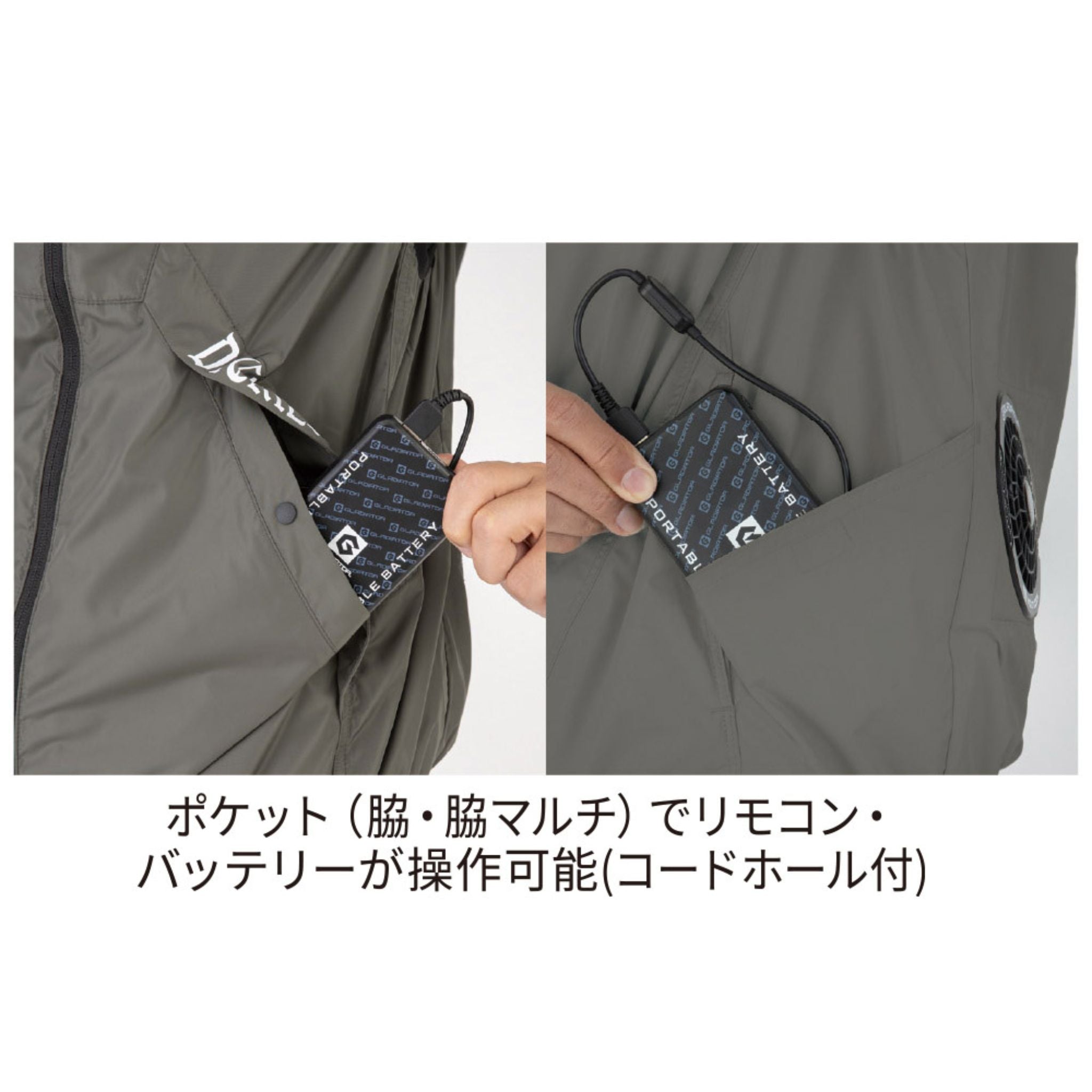 ボルトクール半袖ブルゾン(ペルチェネックホルダー付) [D-330] 春夏 コーコス信岡