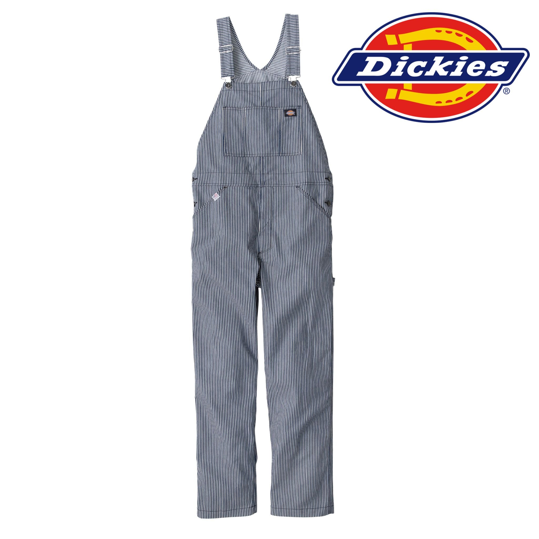ライトストレッチヒッコリーオーバーオール [D-7109] 春夏 コーコス信岡