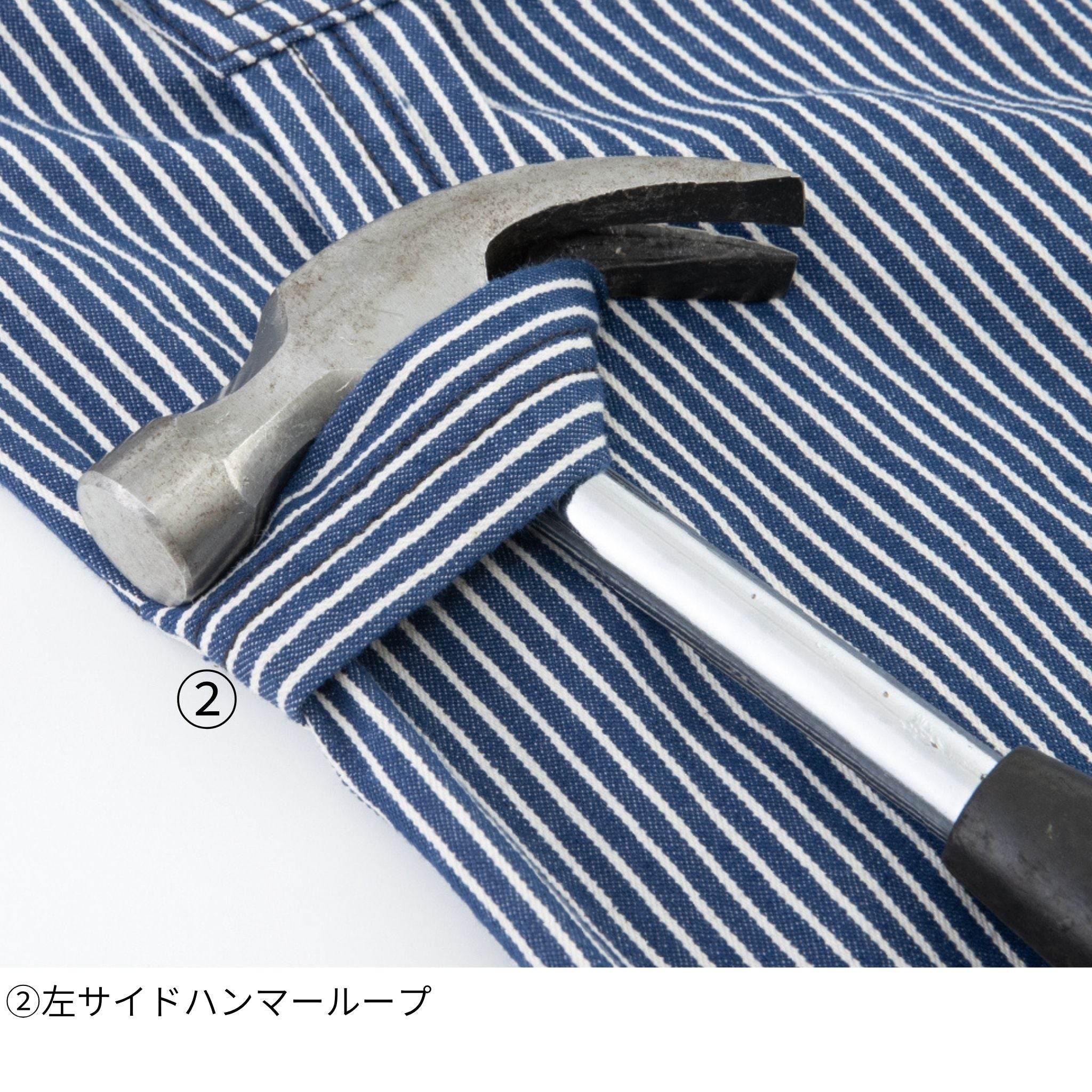 ストレッチヒッコリーオーバーオール [D-719] 通年 コーコス信岡