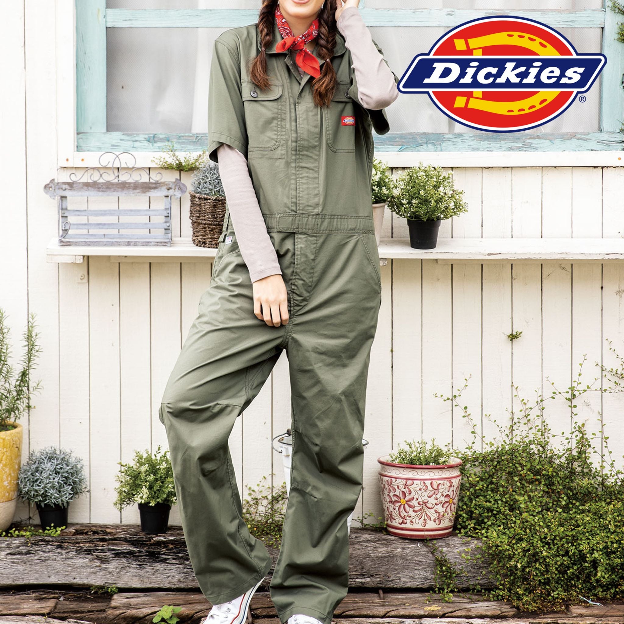 ストレッチCVC半袖ツナギ [D-749] 春夏 コーコス信岡
