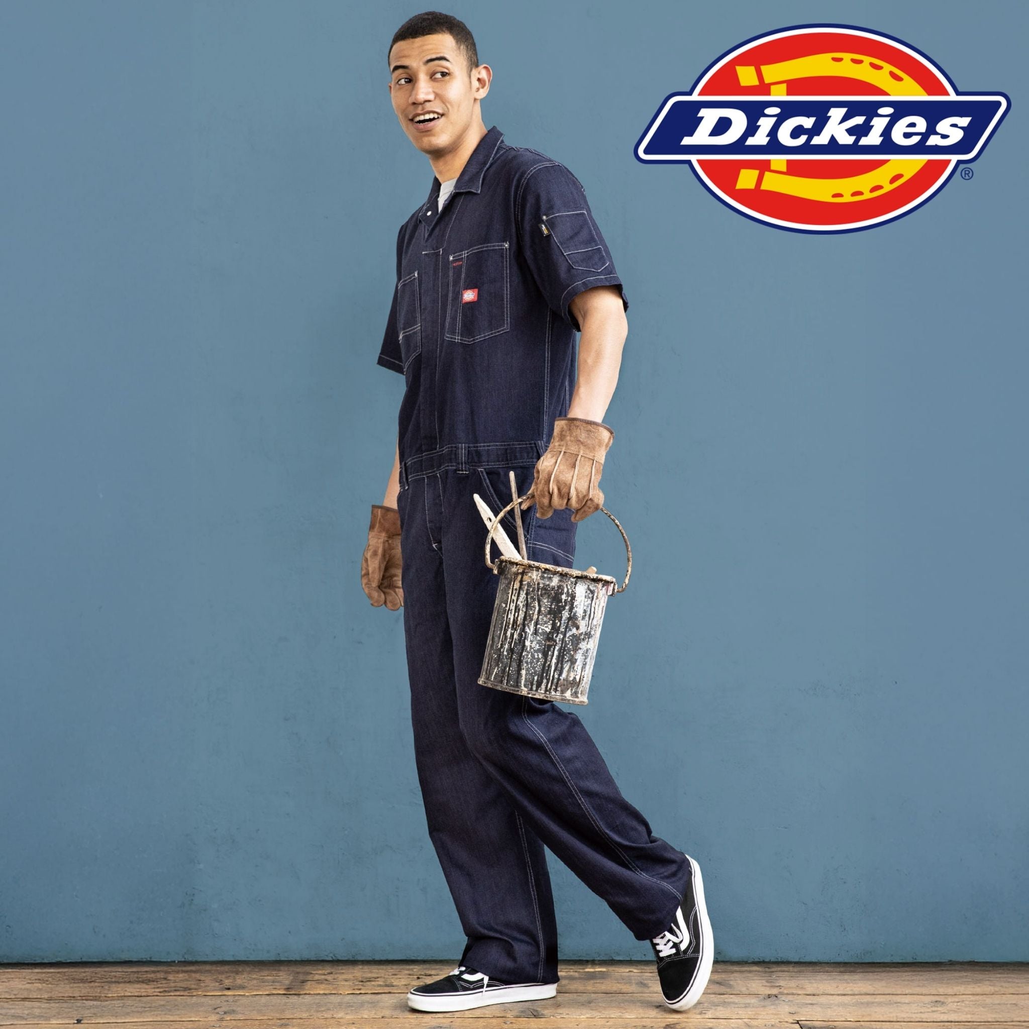 CORDURA®ストレッチデニム半袖ツナギ [D-752] 春夏 コーコス信岡