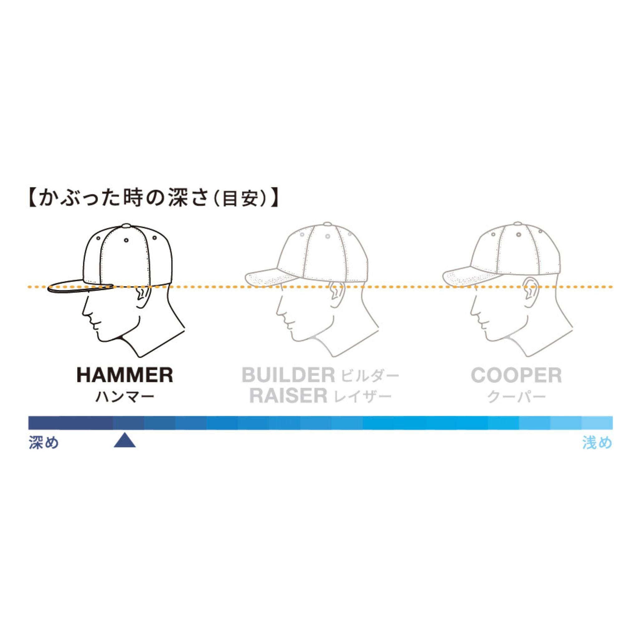 コットンワークキャップtype-H(ハンマー) [D-8212] 通年 コーコス信岡