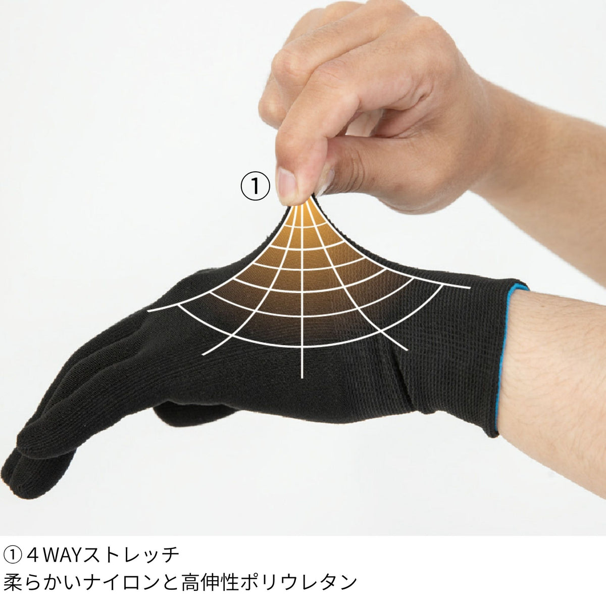 ニオイクリア®消臭インナー手袋10枚(5双組) [G-201] 通年 コーコス信岡