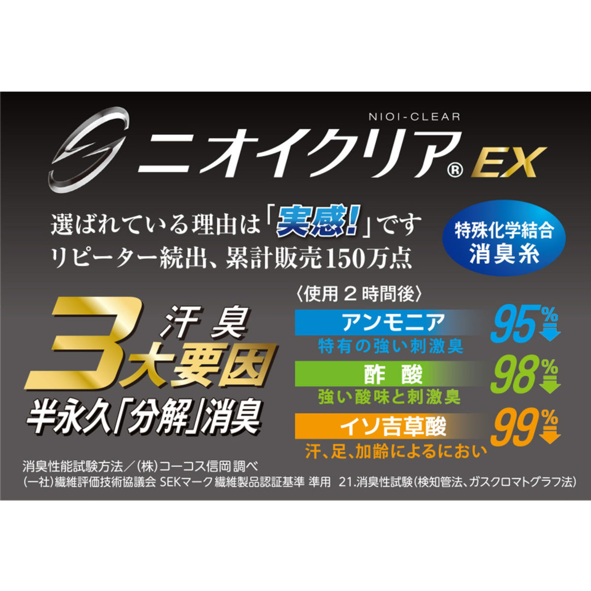 ニオイクリア®消臭フェイスタオル(今治タオルブランド認証) [G-237] 通年 コーコス信岡