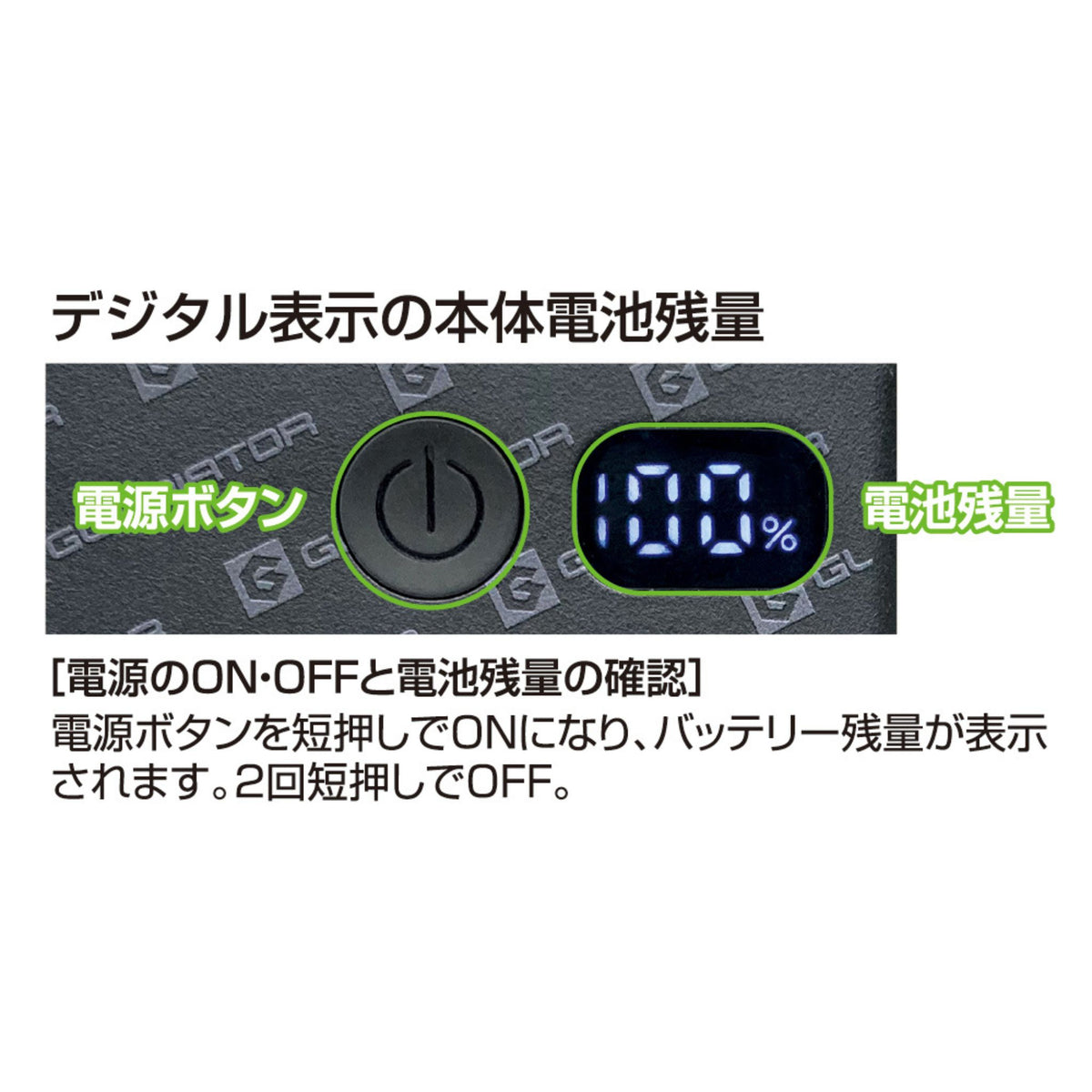 モバイルバッテリー10,000mAh(手のひらサイズ＆PD充電対応) [GB-872] 通年 コーコス信岡