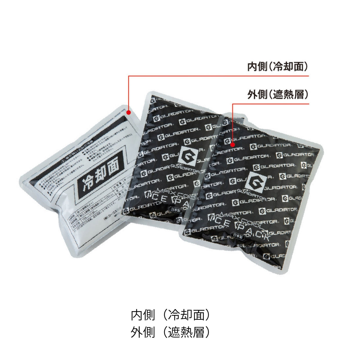 アイスパック３個セット [GI-404] 春夏 コーコス信岡