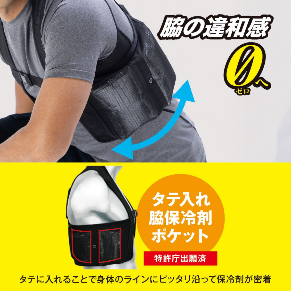 アイスベスト＆アイスパック３個セット [GI-409] 春夏 コーコス信岡