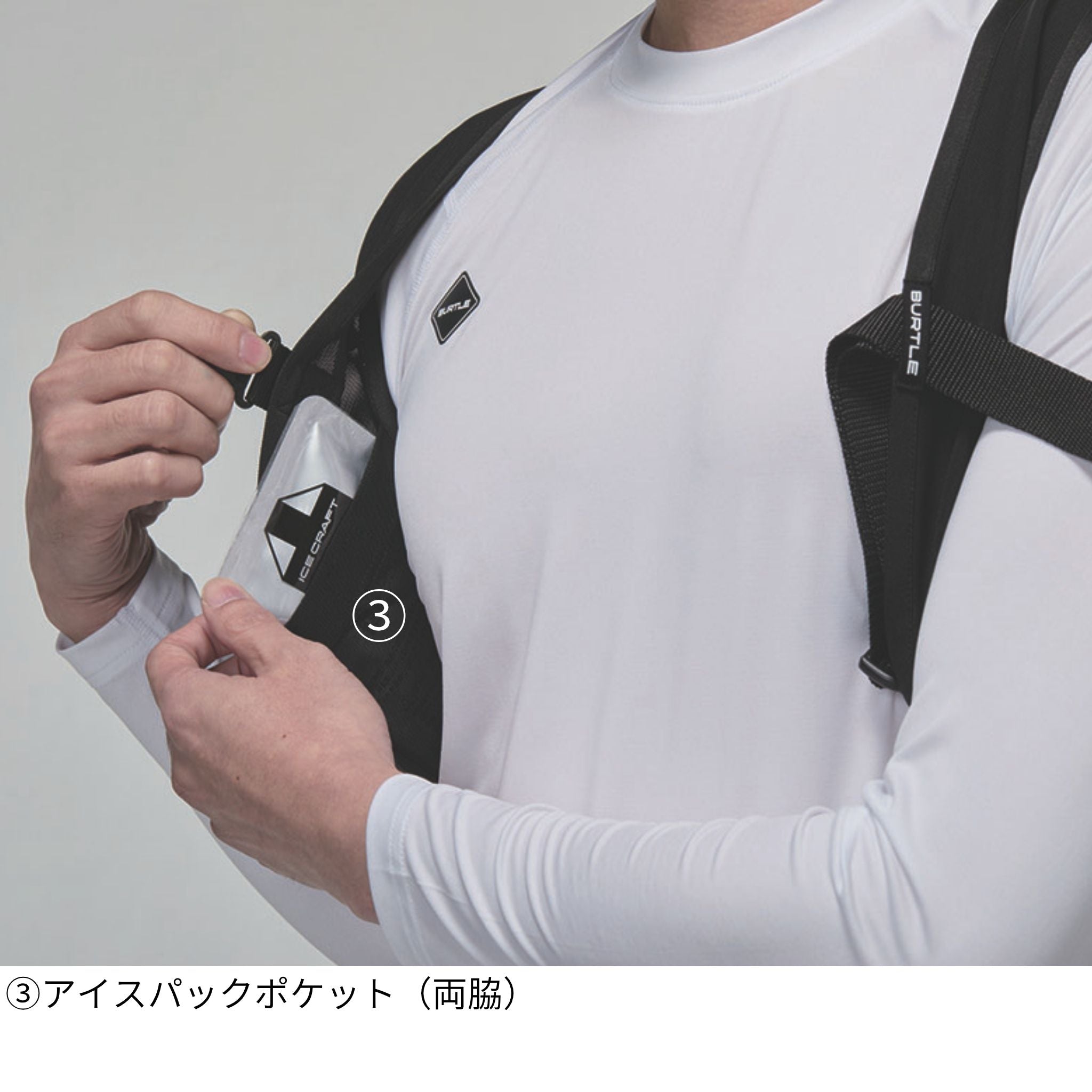アイスクラフトベスト＆アイスパックセット [IC102S] 春夏 バートル