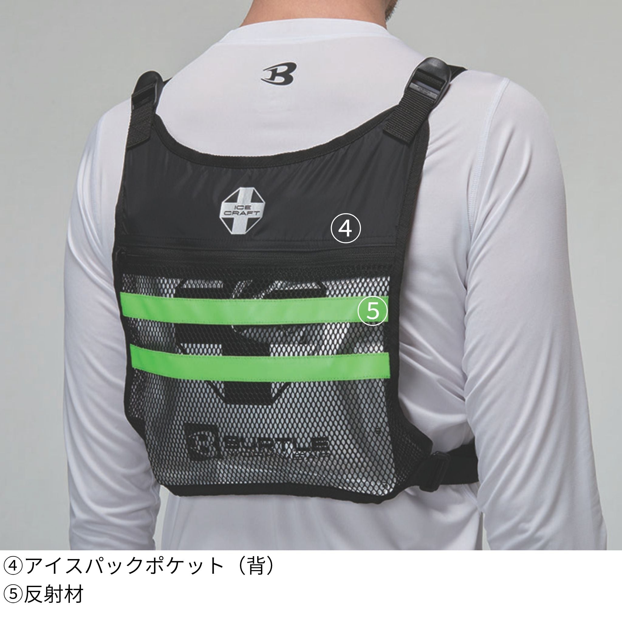 アイスクラフトベスト＆アイスパックセット [IC103S] 春夏 バートル