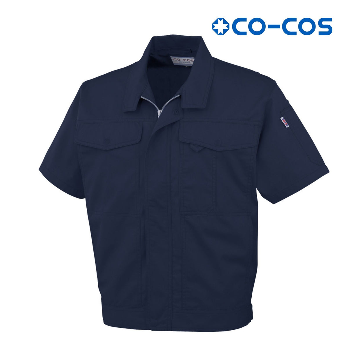 製品制電半袖ブルゾン [J-560] 春夏 コーコス信岡