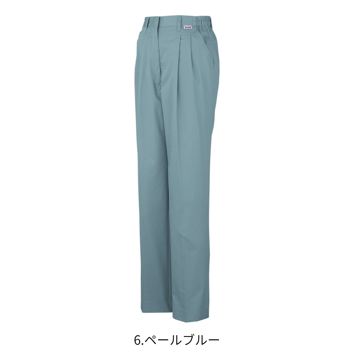 製品制電レディースツータックスラックス(脇ゴム) [J-564] 春夏 コーコス信岡