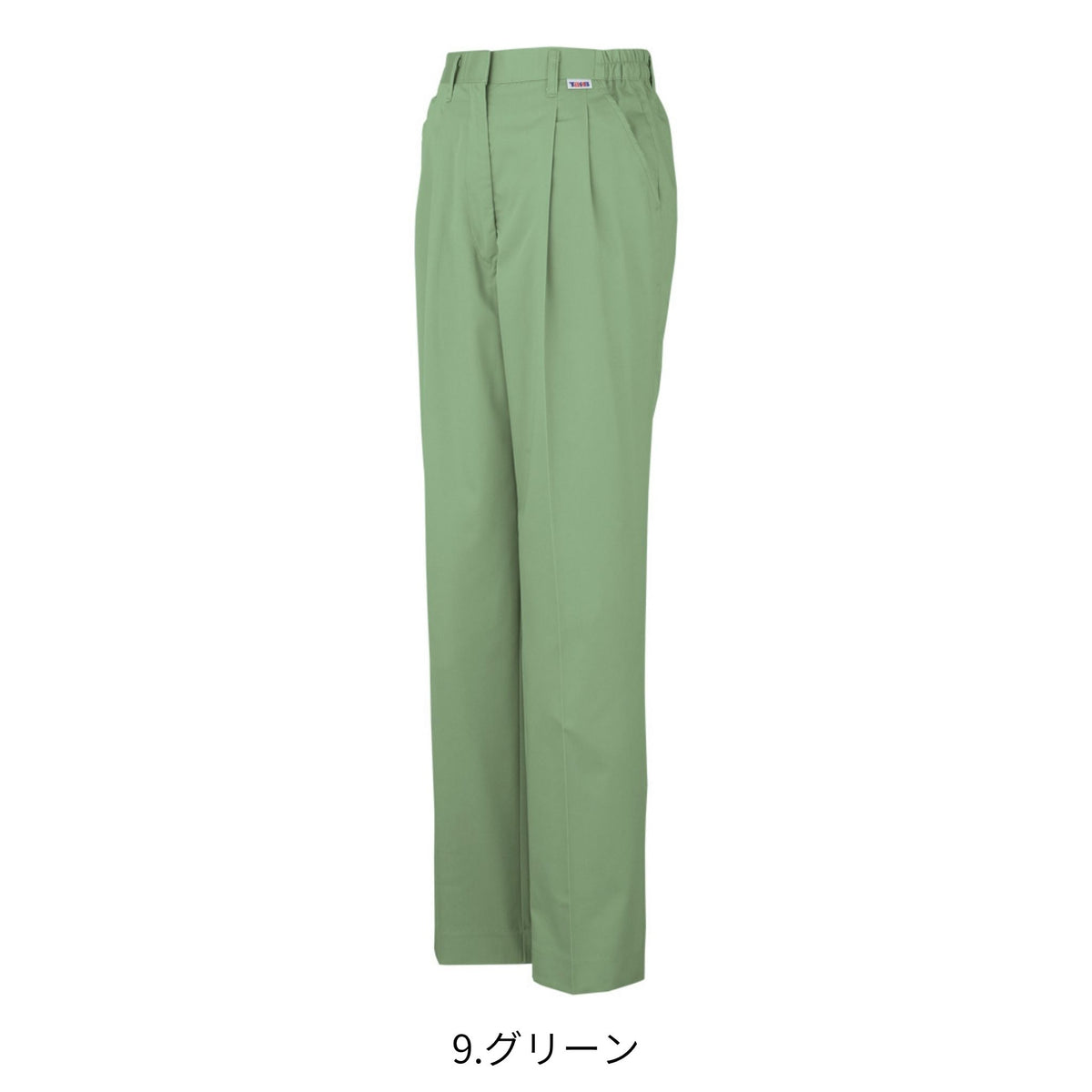 製品制電レディースツータックスラックス(脇ゴム) [J-564] 春夏 コーコス信岡