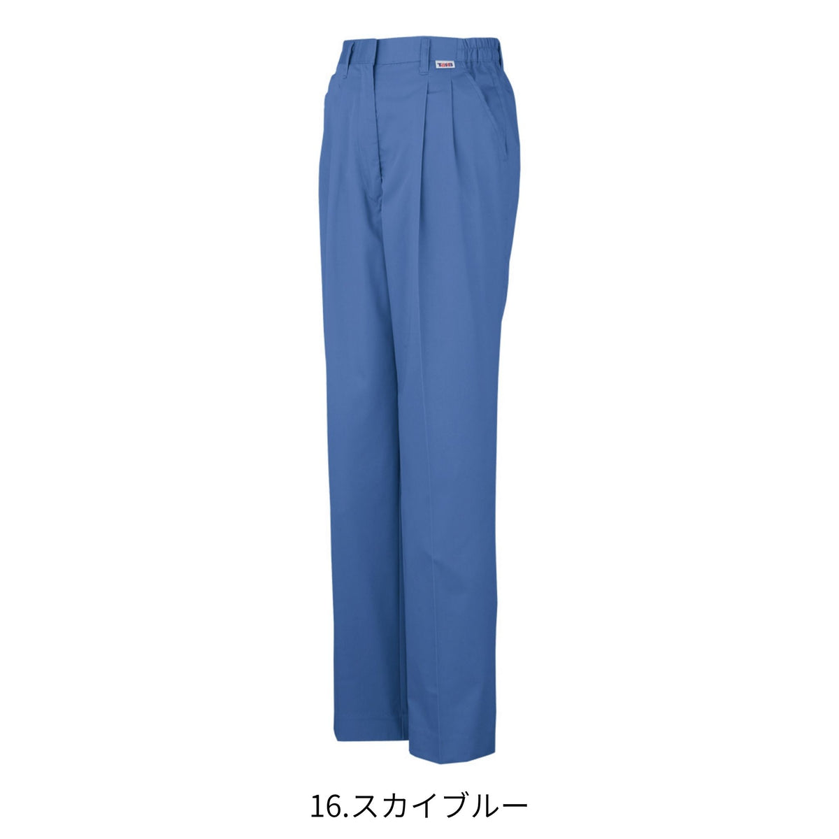 製品制電レディースツータックスラックス(脇ゴム) [J-564] 春夏 コーコス信岡