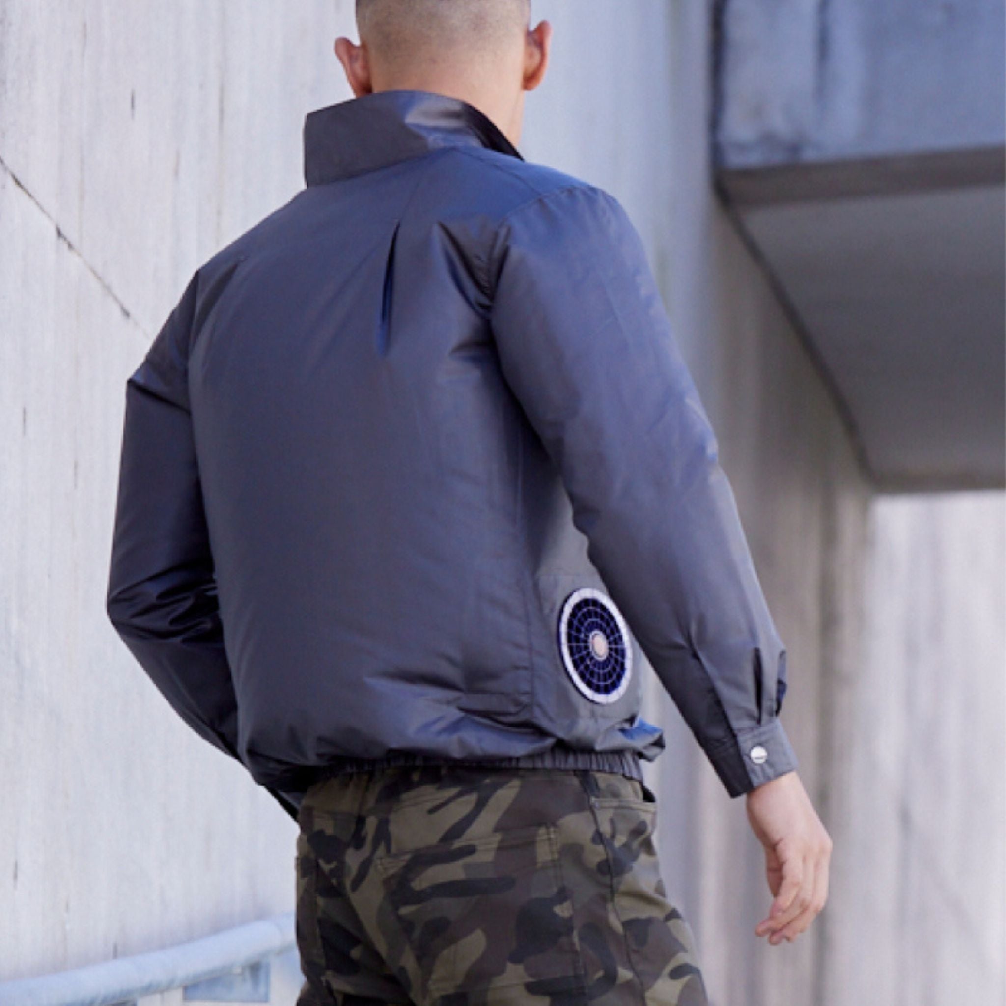 サイドファン長袖ジャケット [V7712] 春夏 村上被服